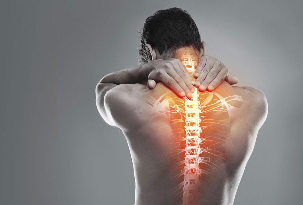 Pain behind