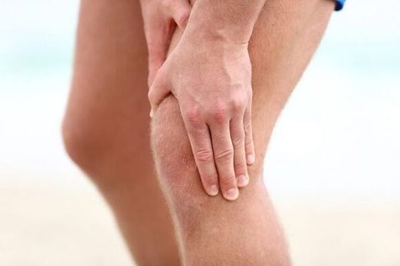 Pain in knee joint with Arthosis