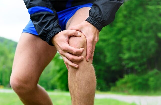Knee pain symptoms of osteoarthritis
